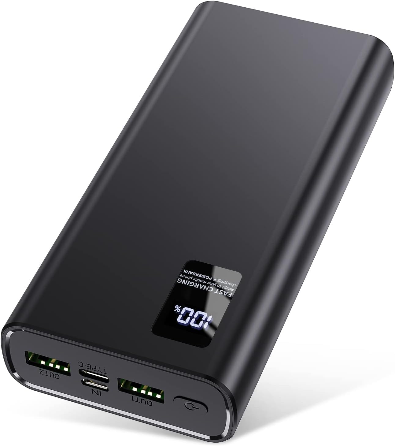 Power Bank 24000 mAh, Petite mais puissante (Sortie et entrée USB C), 5 A, Batterie externe avec Fonction de Charge Rapide, Grande capacité, Compatible avec iPhone 14, 13, 12, Samsung, Apple Xiaomi