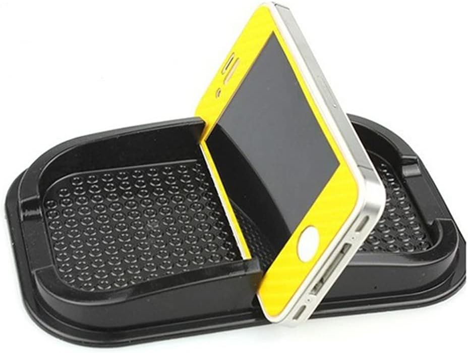 K-S-Trade Support Voiture pour Elephone E10 Compatible avec Elephone E10 Auto-adhésif en Caoutchouc Noir Titulaire du Tableau De Bord Porte-Smartphone Support De Voiture Anti-dérapant Noir 1x -