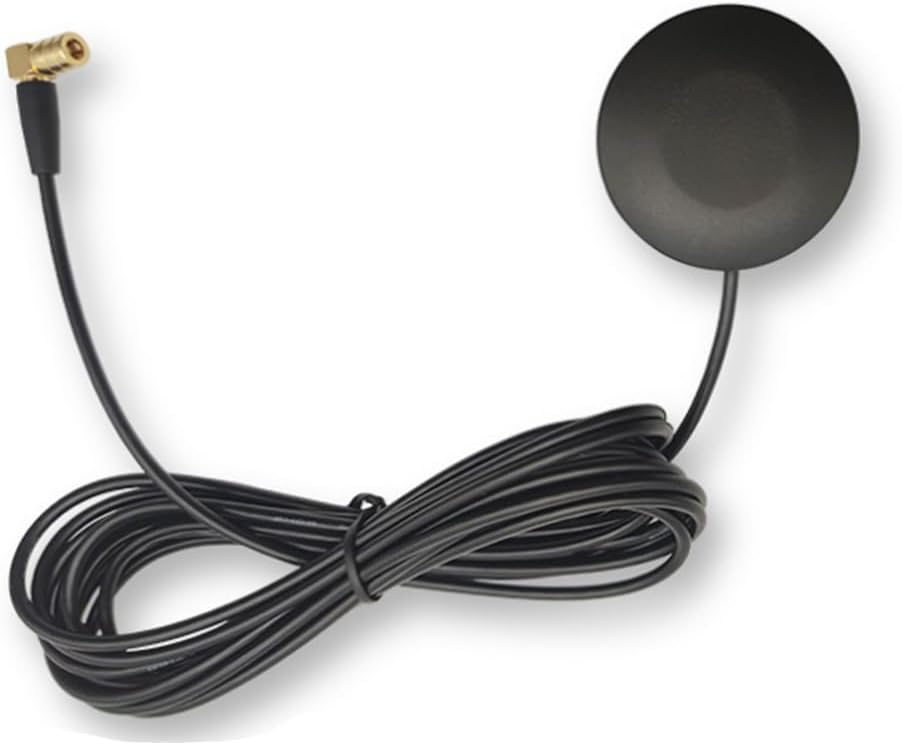 YOUNLEN Antenne Dab Antenne Voiture SMB Plug Dab+ Antenne Autoradio Numérique Antenne Verre SMB 3 Mètres Extension Câble Support Verre pour Pioneer Kenwood Alpine Pure JVC Jensen