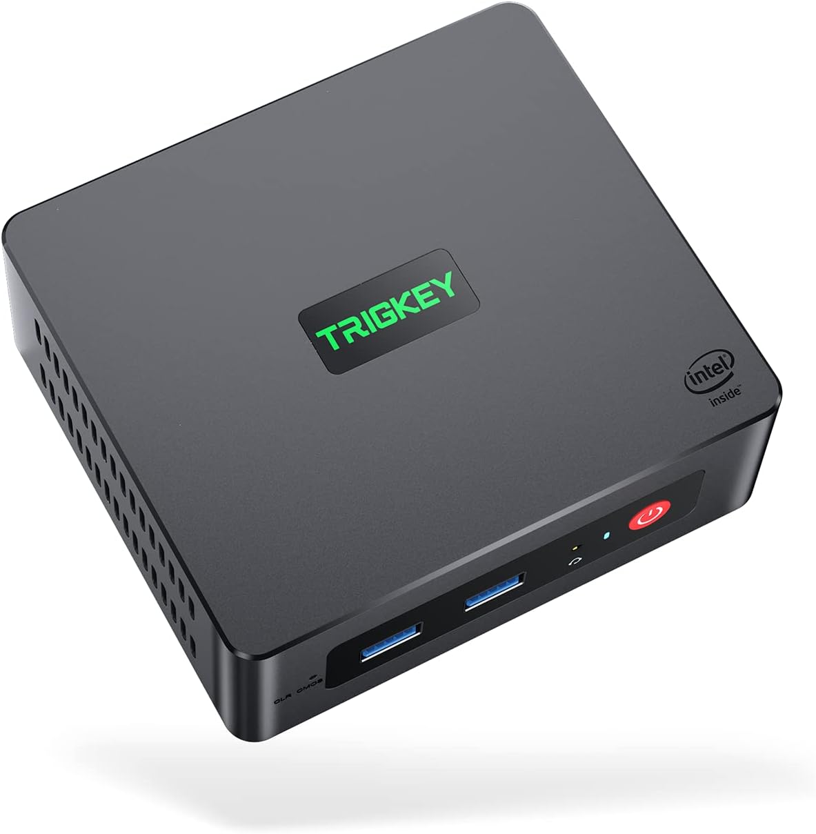TRIGKEY Mini PC Ordinateur de Bureau Intel 12ème génération Intel Alder Lake-N100 16G DDR4 500G M.2 SSD 2280 Vert G4, Prend en Charge Micro PC Double 4K @ 60 Hz HDMI/WiFi 6/BT/USB 3.2