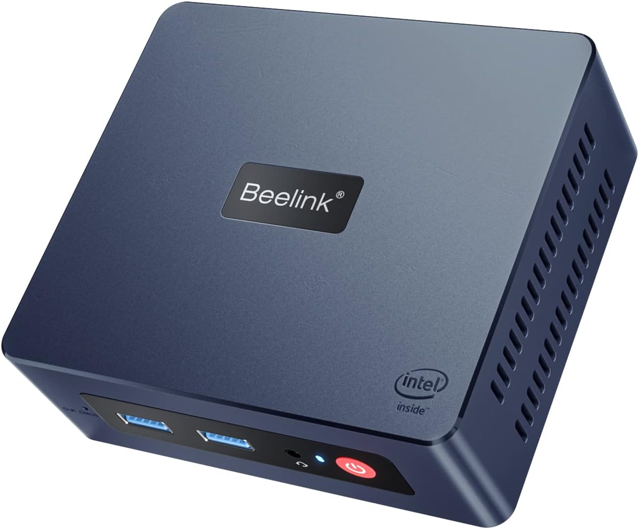 Beelink Business Mini Pc N5095 (4C/4T up to 2.9GHz), 8G RAM 256G SSD, Gigabit Ethernet, USB 3.0, 4K Dual HDMI Wi-Fi5 BT4.0, Auto Power on Wake on LAN, Reliable Office Mini Computer