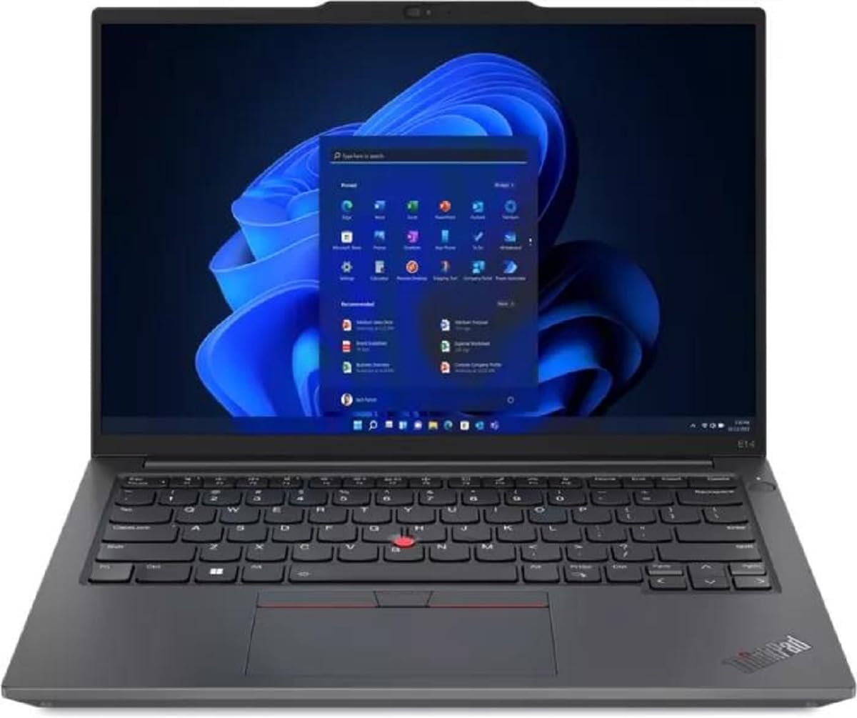 Lenovo ThinkPad E14 G5-14" 1920 x 1200, Ryzen 5 7530U, 8 Go de RAM, SSD 256 Go, Win11 Pro