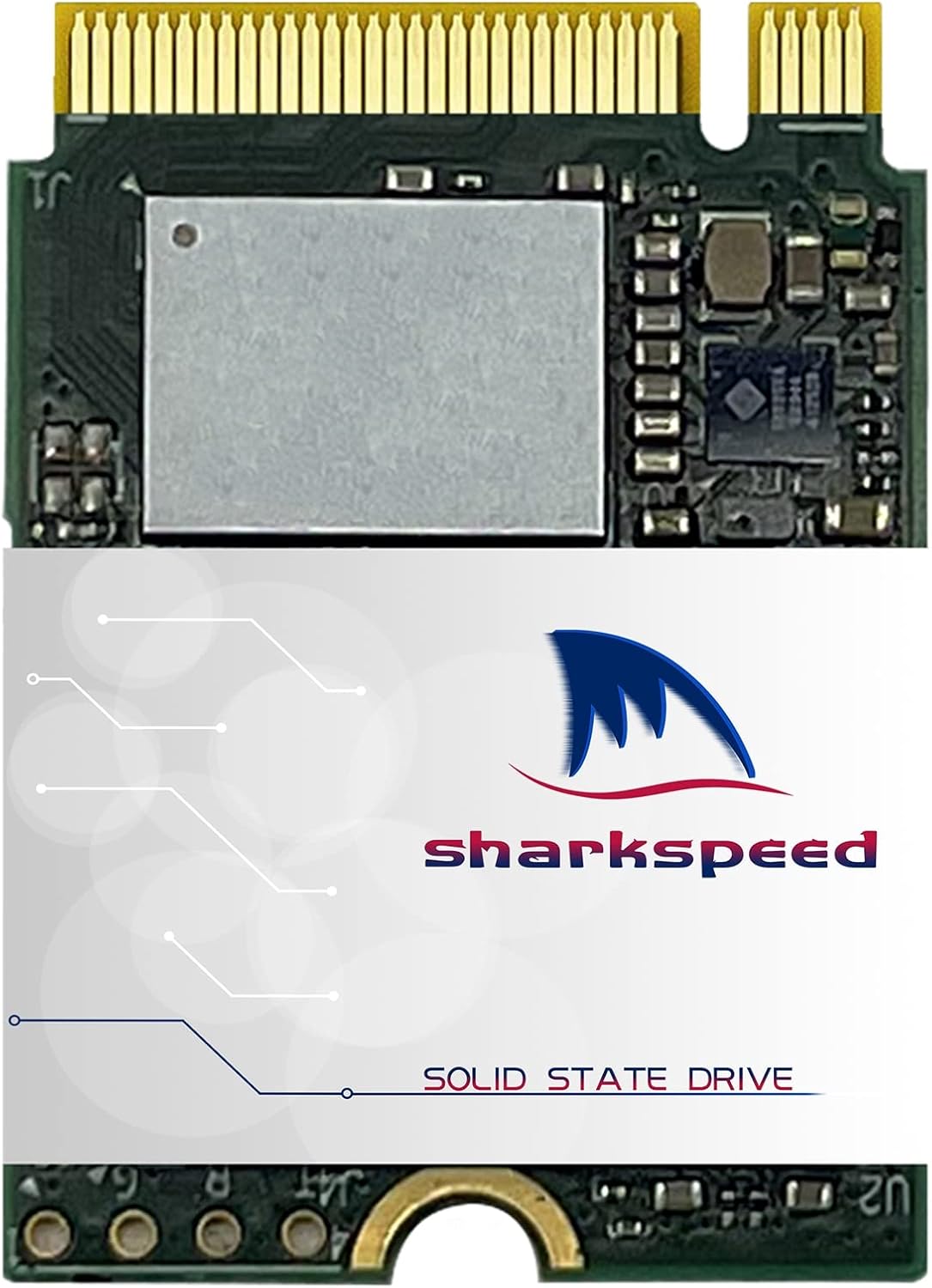 SHARKSPEED Disque SSD Interne M.2 2230 256Go NVMe PCIe Gen 3.0x4, 3D NAND, Adaptée pour Steam Deck, Notebook, Surface, Ultrabook, (256Go, M.2 2230 PCIe)