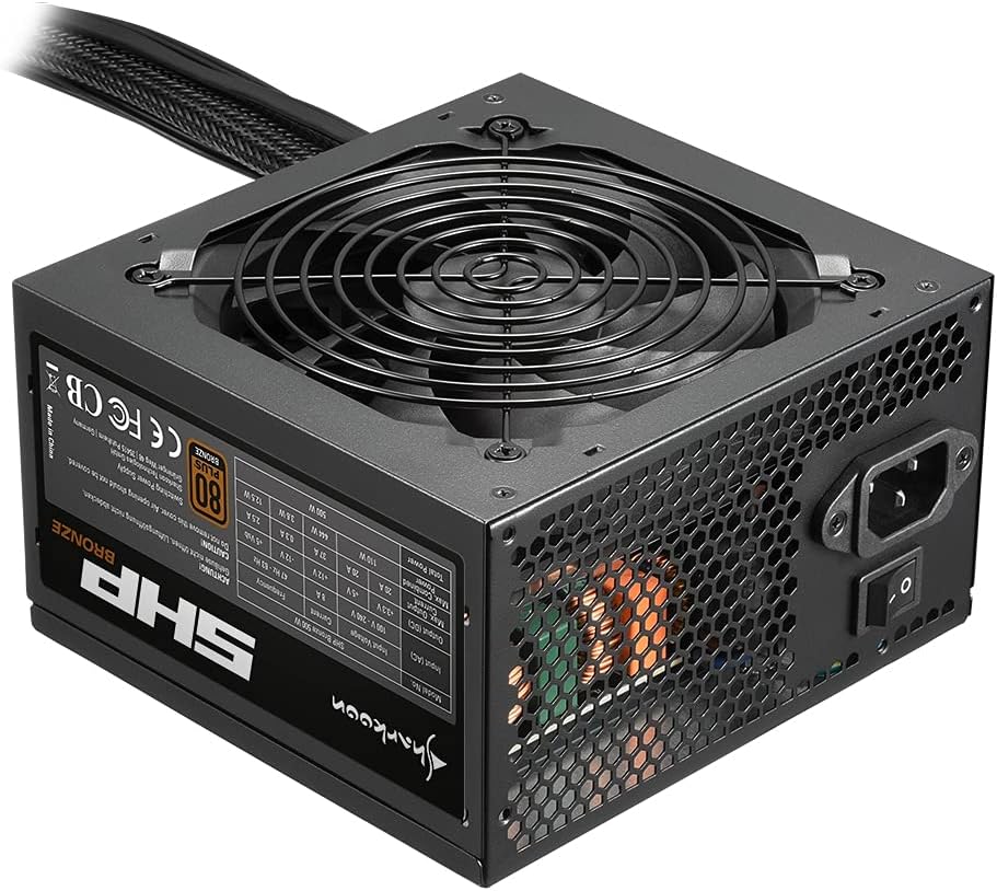 Sharkoon SHP Bronze unité d'alimentation d'énergie 600 W 20+4 pin ATX ATX Noir