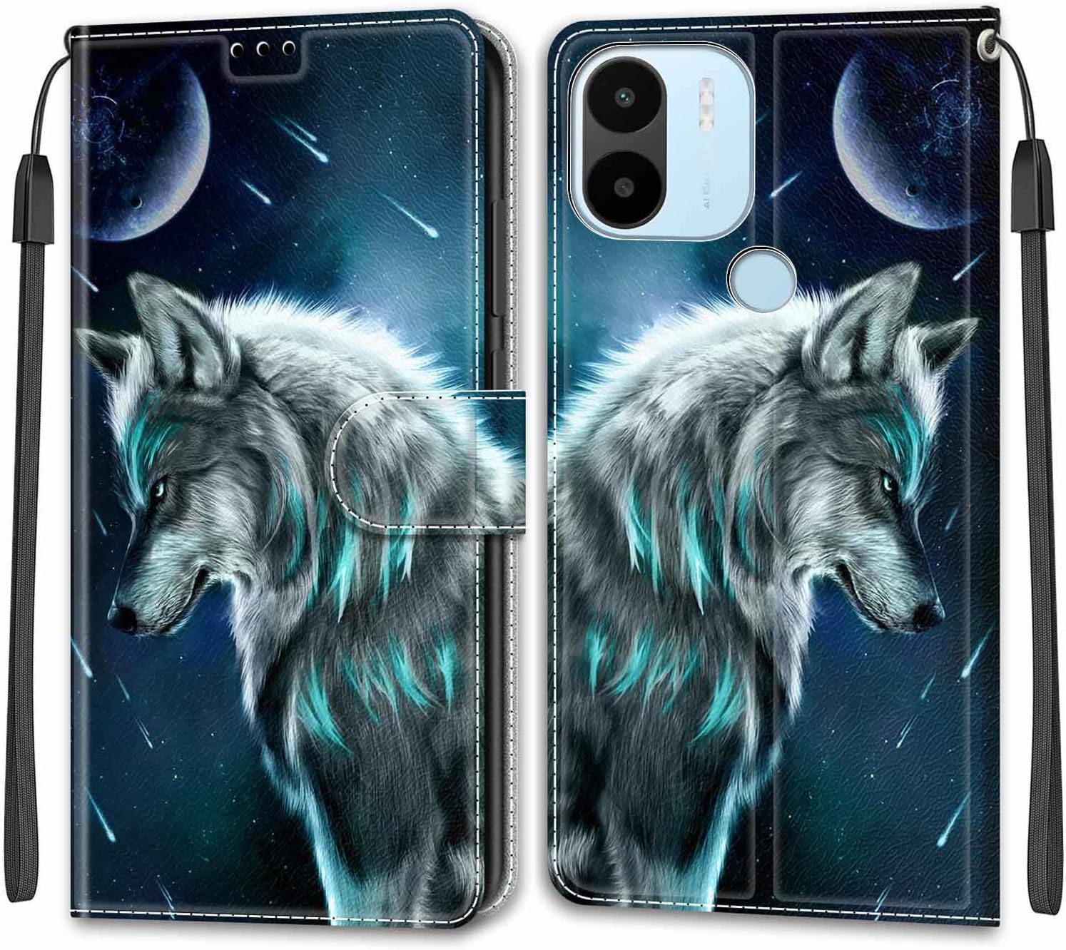 Betunistoy Coque pour Xiaomi Redmi A1 / A1+, Coque Redmi A2 / A2+,Etui Protection Housse Premium en Cuir PU, [Emplacements Cartes], Pochette Flip Case Compatible avec Xiaomi A1 / A2 Book