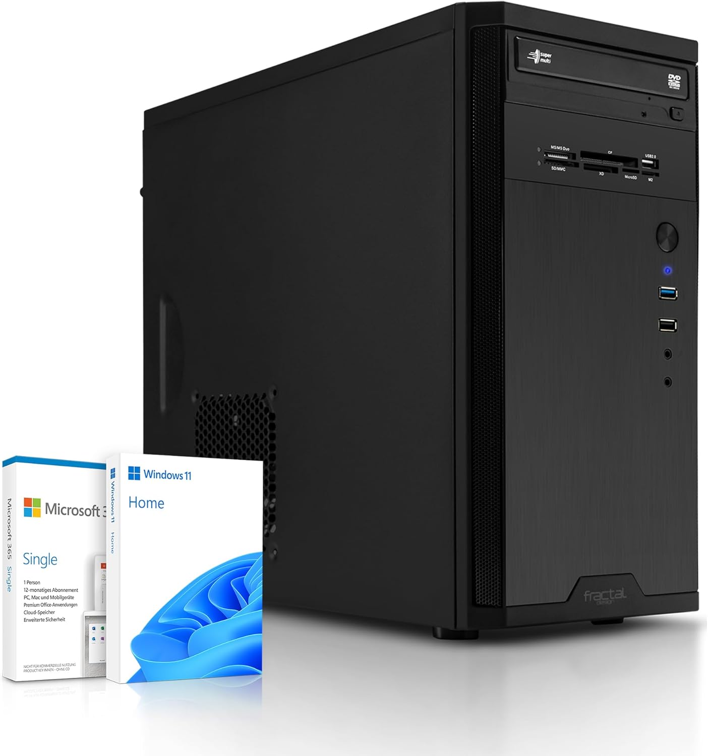 Megaport PC bureautique Creator Intel Core i7-11700 8 x 4.90GHz Turbo • Windows 11 • Intel UHD 750 • 32Go 3200 MHz DDR4 • 1To M.2 SSD • Office365 • WiFi Unité Centrale Ordinateur de Bureau