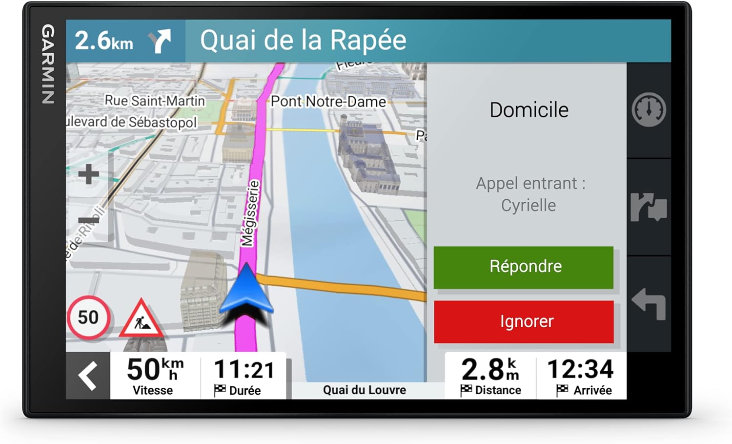Garmin DriveSmart 86 EU MT-S – GPS pour Voiture