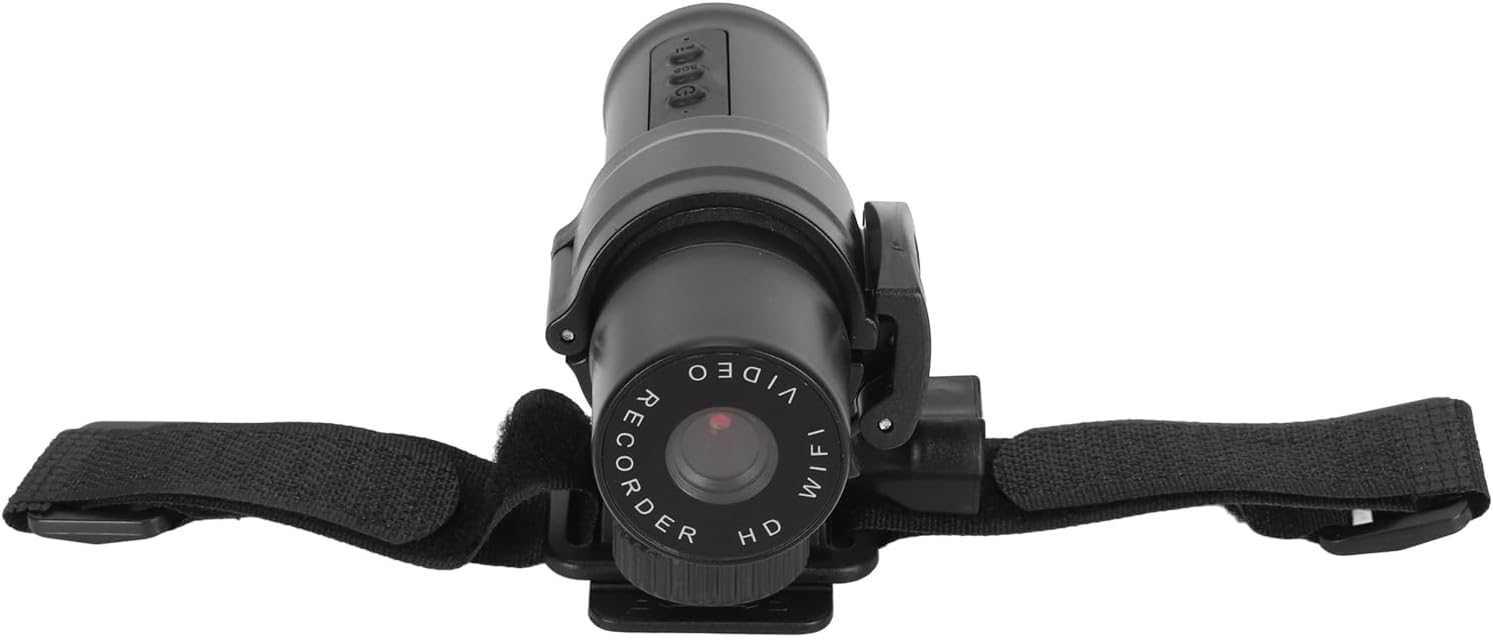 ciciglow Caméra de Casque de de Vélo 1080p Petite Vidéo de de Vélo, Action Aventure, Caméra de de Bord, Accessoires Arrière avec Connexion