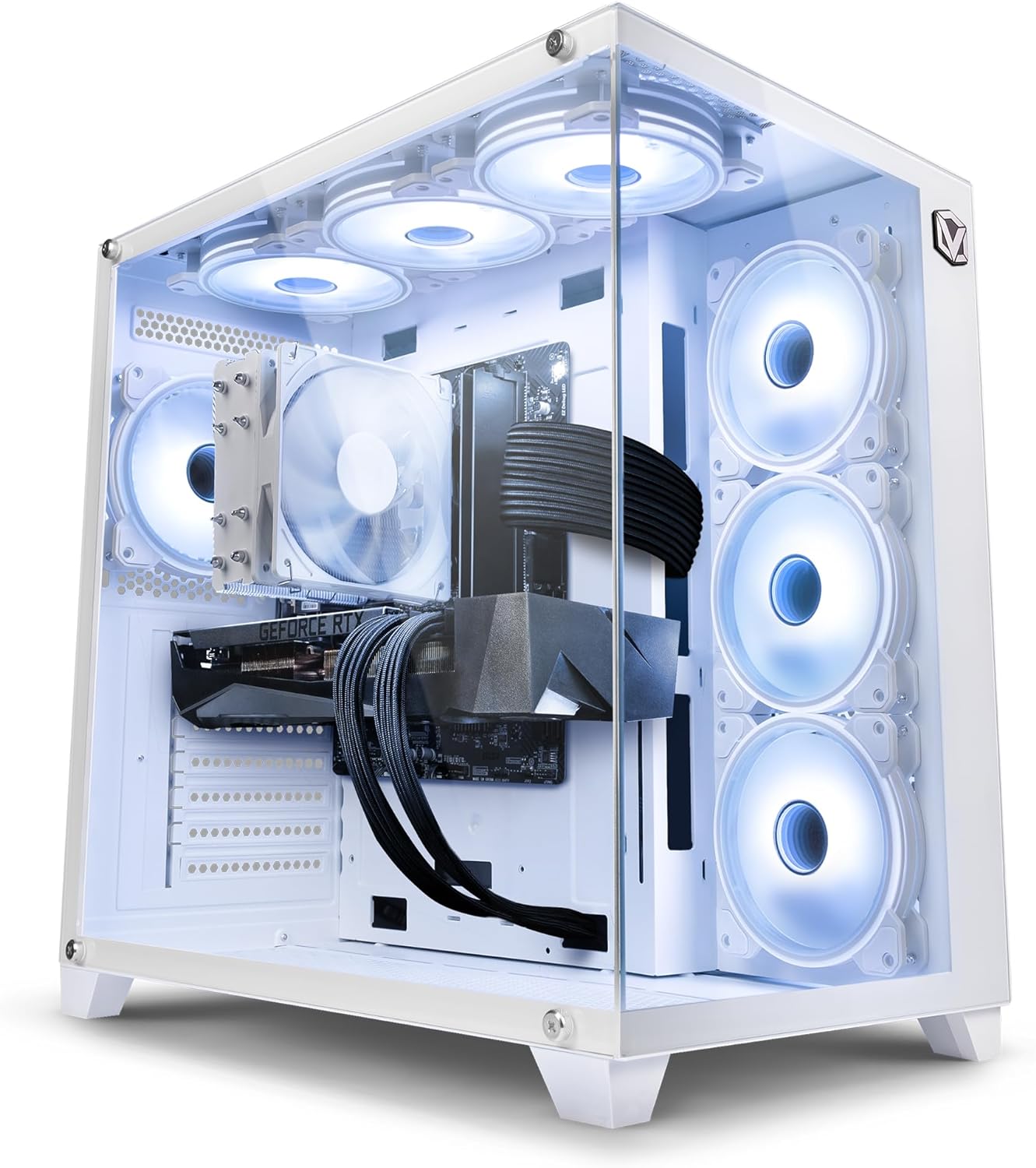 Vibox VIII-69 PC Gamer - Intel i9 11900F Processeur 5.2GHz - Nvidia RTX 4090 24Go - 32Go RAM - 2To NVMe M.2 SSD - 1000W PSU - Windows 11 - WiFi