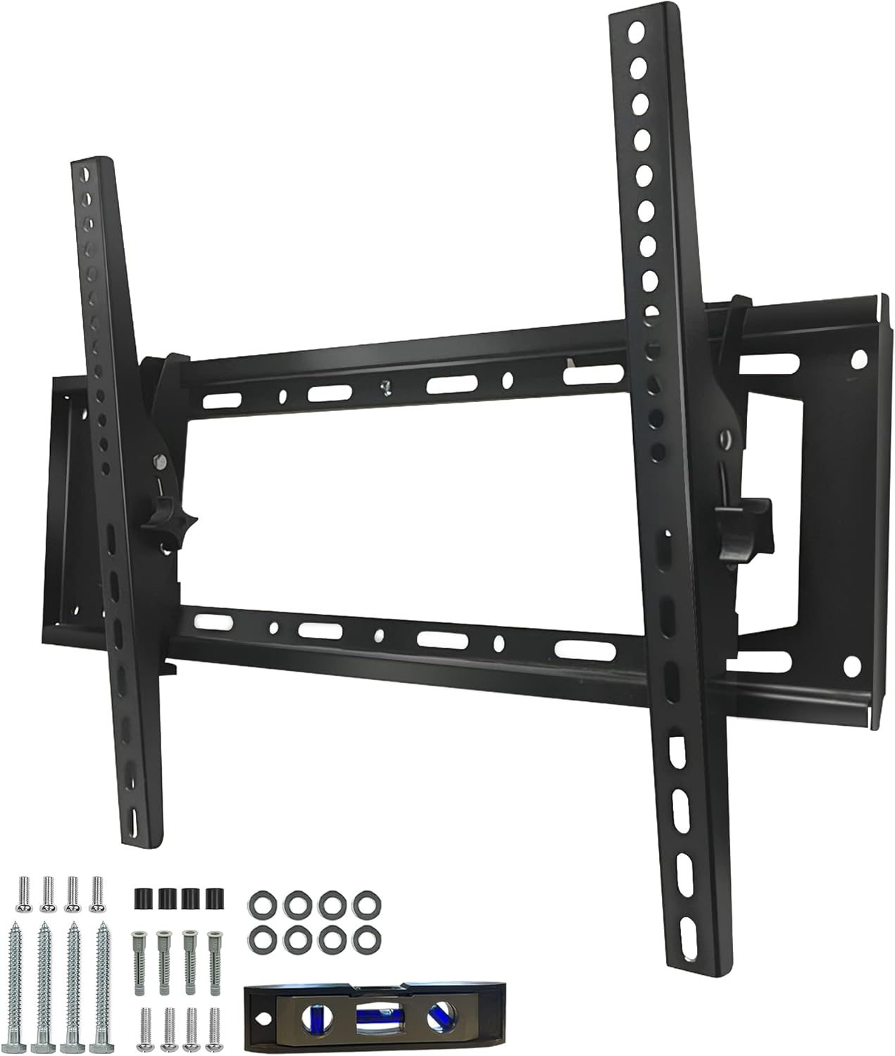 Venton Support Mural réglable, inclinable et pivotant pour TV - Support TV incurvé et Plat - VESA 400 x 600 Max (32"-75") - 45 kg Max