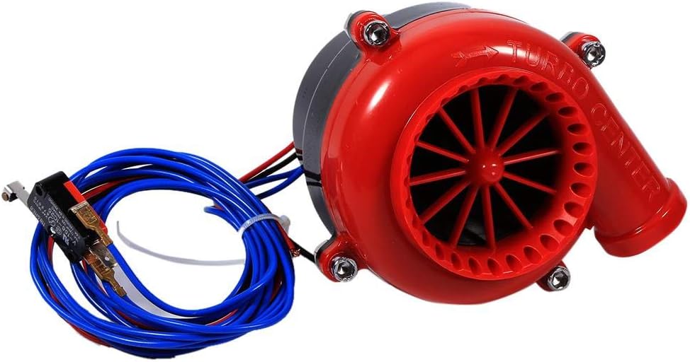 Qiilu Voiture Électronique Faux Dump Turbo Souffler Hooter Valve Analogique BOV Simulateur Kit