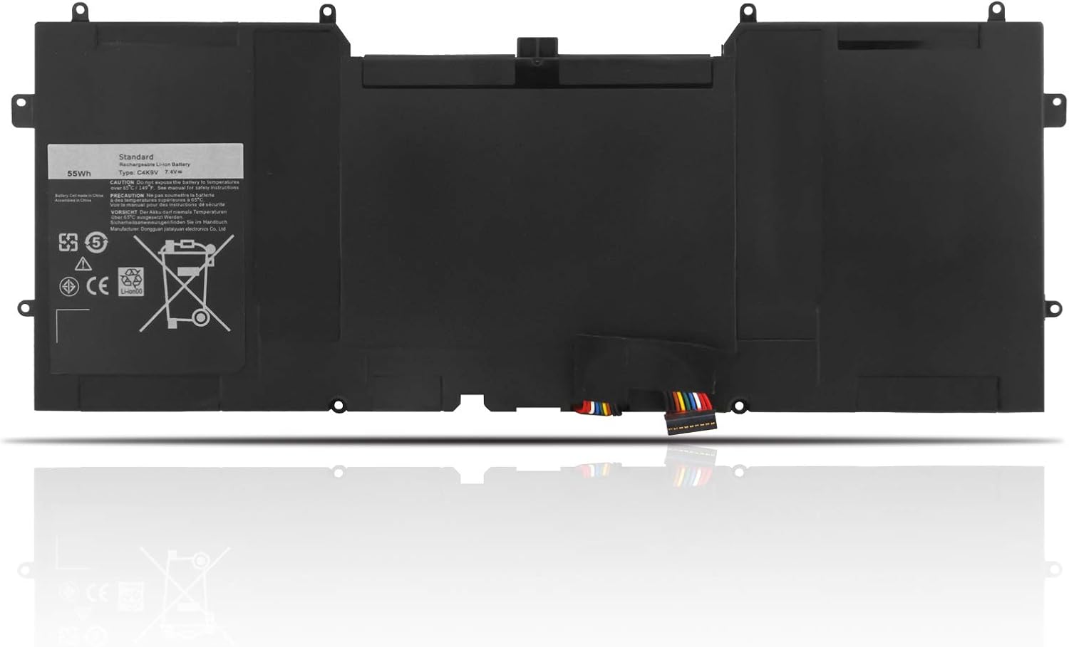 K KYUER 55Wh Y9N00 C4K9V Batterie pour Dell XPS 12-L221X 12-9Q23 12-9Q33 12D-1708 13-9333 13-L321X 13-L322X 9333-3081 9Q33-7925 9Q23-5550 PKH18 3H76R WV7G0 489XN Convertible Ultrabook Laptop Battery