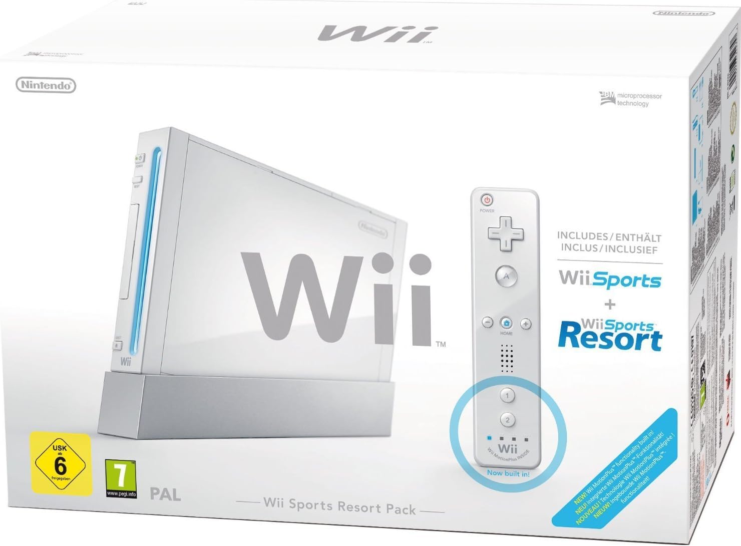 Wii Console blanche + Jeux Wii Sports Resort