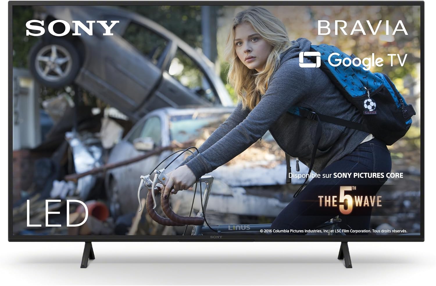 Sony TV Bravia KD-43X75WL : TV 4K Ultra HD LED | HDR | Google TV | Pack ECO | BRAVIA Core - Design Signature Sony [Classe énergétique F]