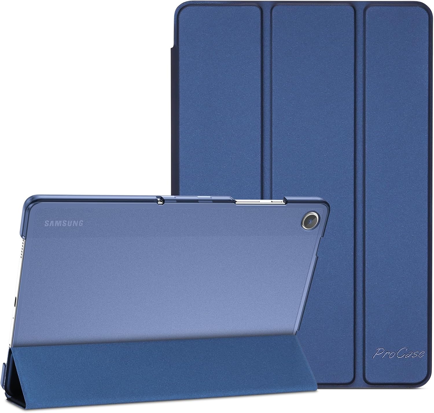 ProCase Coque pour Galaxy Tab A9+ Plus 2023 (SM-X210/X215/X216/X218) 11 Pouces, Étui Housse de Protection Antichute Galaxy Tablette A9 Plus 11", Rabat Magnétique, Ultra Léger et Classique -Marine