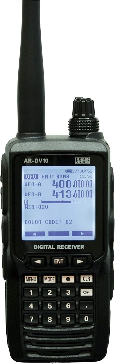 AOR AR-DV10 récepteur scanner portable 100 KHZ-3 GHZ analogique numérique 800084