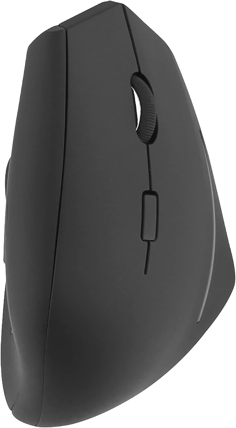 T'nB Souris Moreno - Souris sans Fil Ergonomique Verticale, Double Connexion par Bluetooth et Radiofréquence, Soulage Le Poignet, Idéal Usage Professionnel et Télétravail - Noir