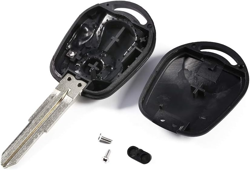 Nouvelle Coque de clé, Housse de Coque de clé à Distance de Voiture Fob 2 Boutons pour SsangYong, pour Actyon, pour Kyron, pour Rexton