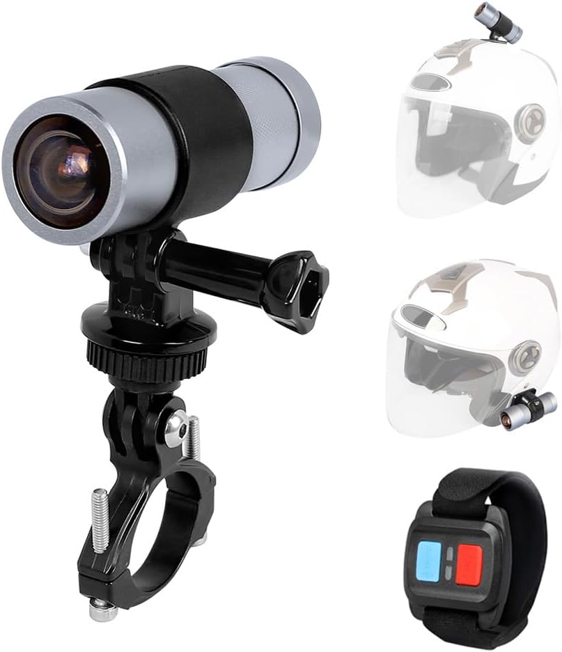 Dash Cam Moto VSYSTO Doppia Fotocamera 1080p: Registratore Anteriore/Posteriore Con WiFi, Visione Notturna E IP67, Memoria Inclusa?