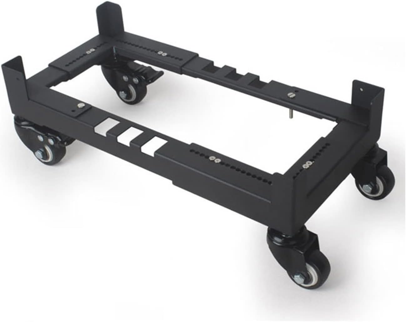 Support pour CPU Roues de chargement en métal CPU Métalliers PC Châssis Mobile Stand Host Host Host Universal Roues avec plateau télescopique de frein Support d'unité centrale