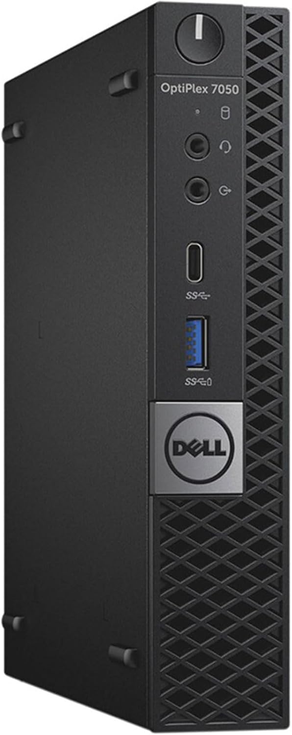 Dell Optiplex 7050 Mini PC Ordinateur Intel i7-6700T Ram 16 Go SSD 240 Go Windows 10 Office HDMI (reconditionné)