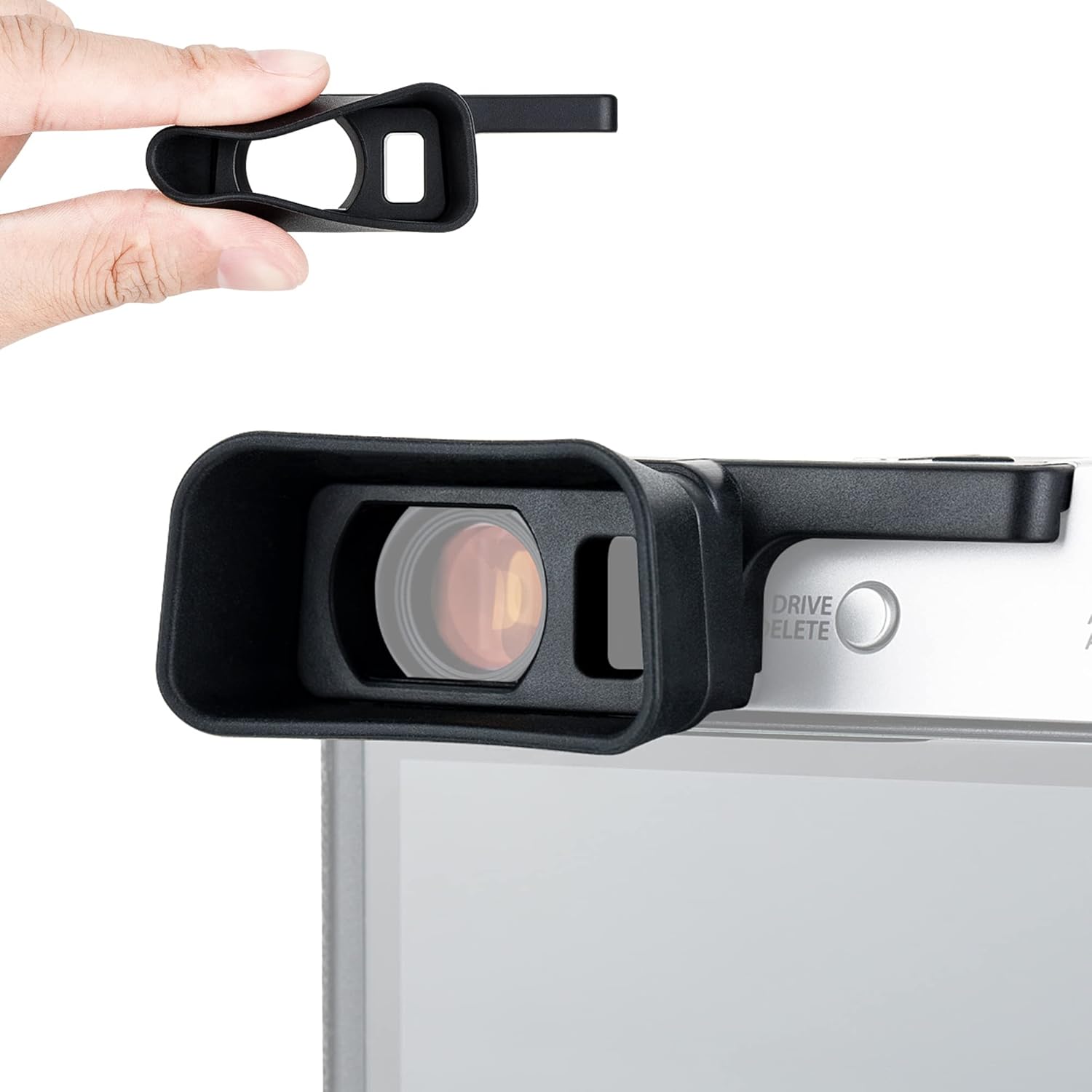 KIWIFOTOS Œilleton étendu Souple pour Fujifilm Fuji X100VI X100V Caméra, Accessoire de Protection du Viseur X100VI