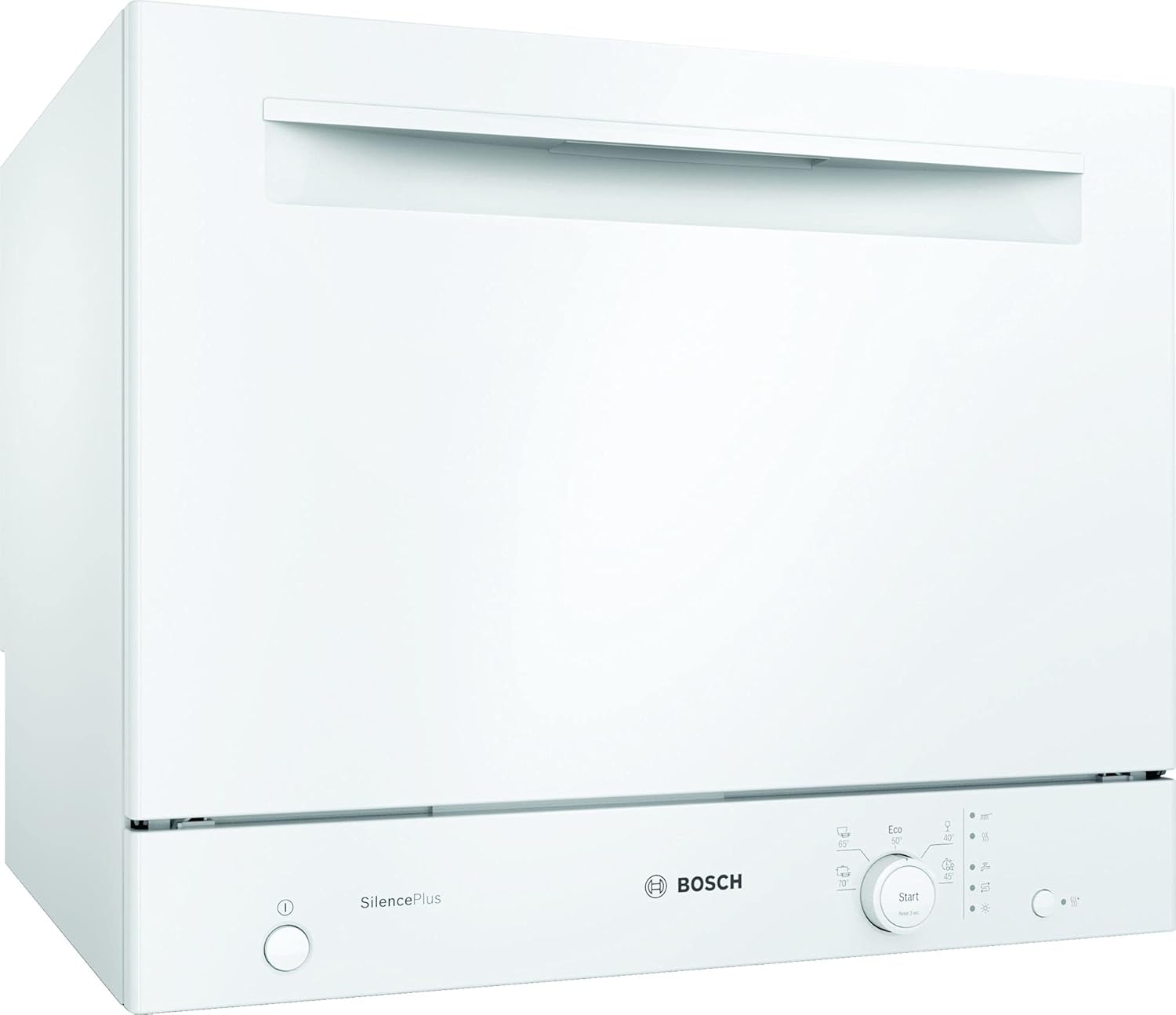 Bosch SKS51E32EU - Lave-vaisselle Compact Série 2 - Pose-libre, 55 cm - 6 couverts - 5 programmes - Moteur EcoSilence Drive - Blanc