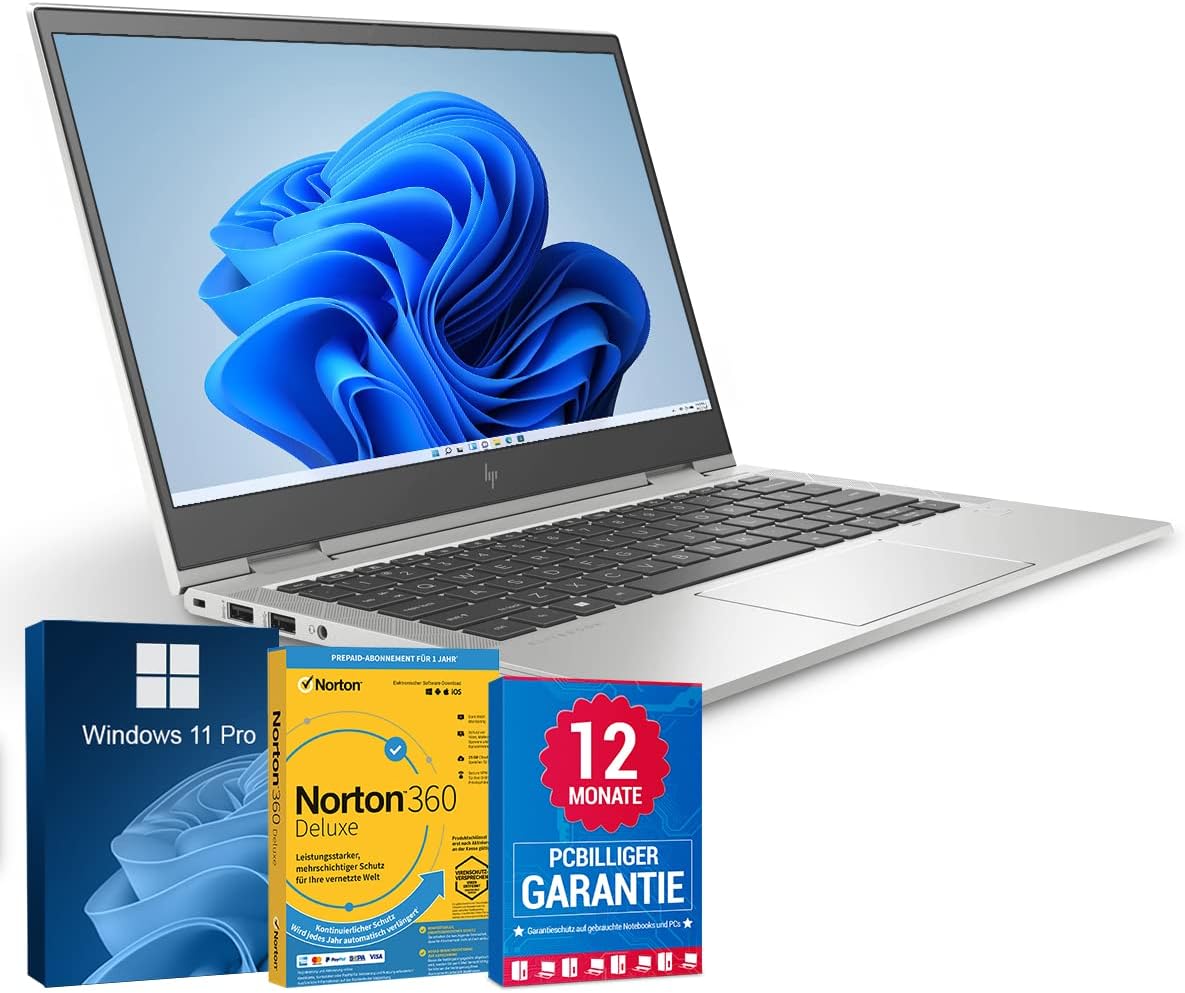 Ordinateur Portable 14 Pouces, PC Portable 14 Pouces, HP Elitebook 830 G5, i5-8350U, RAM 16 Go, SSD 513 Go, Clavier AZERTY Français, Laptop Windows 11 Pro, Garantie 2 Ans (Reconditionné)
