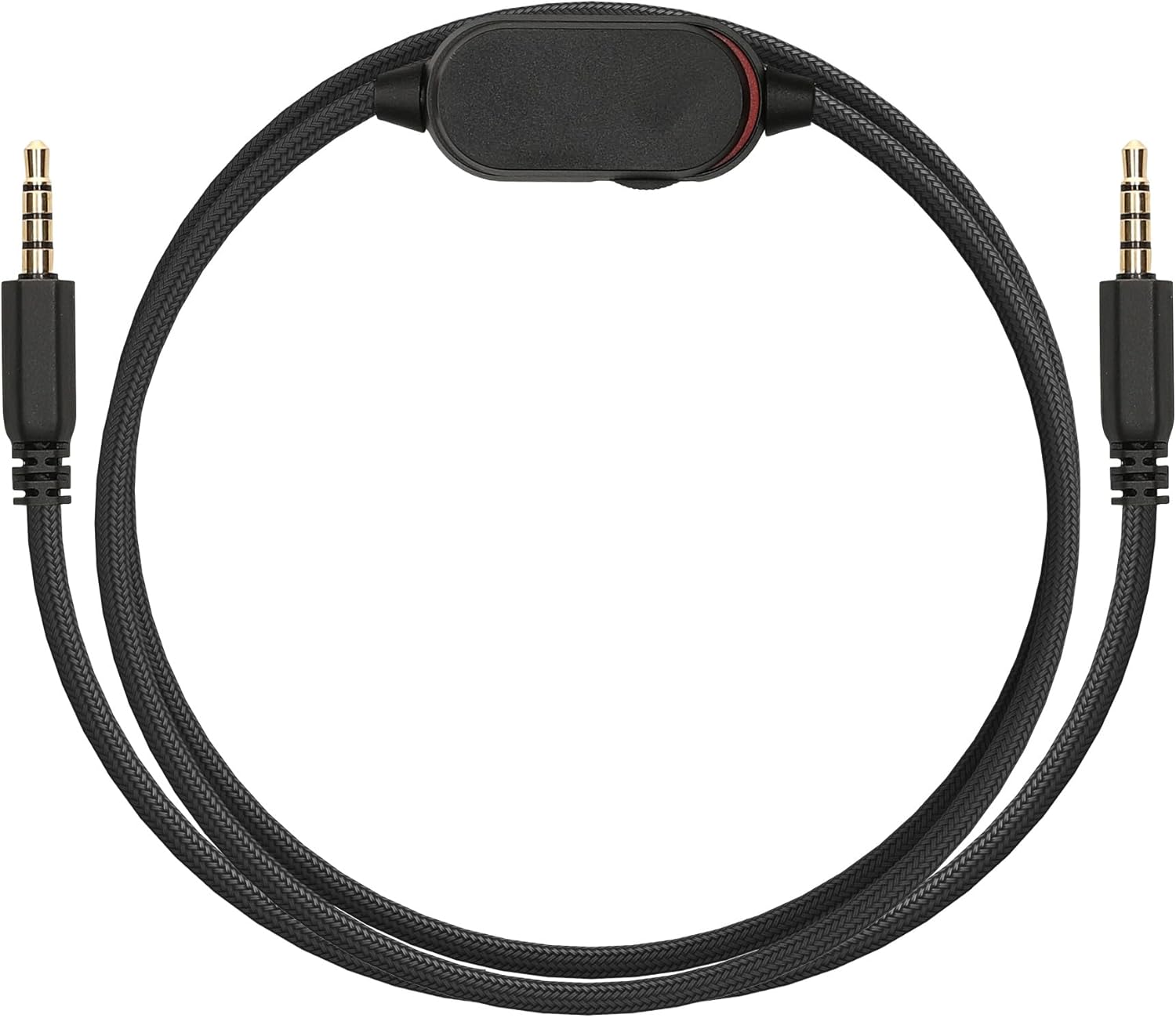 kwmobile Câble Compatible avec Alienware AW920H / AW720H / AW310H / AW510H / AW988 - Câble de Rechange 3.5mm pour Casque Audio avec Micro et Contrôle Volume