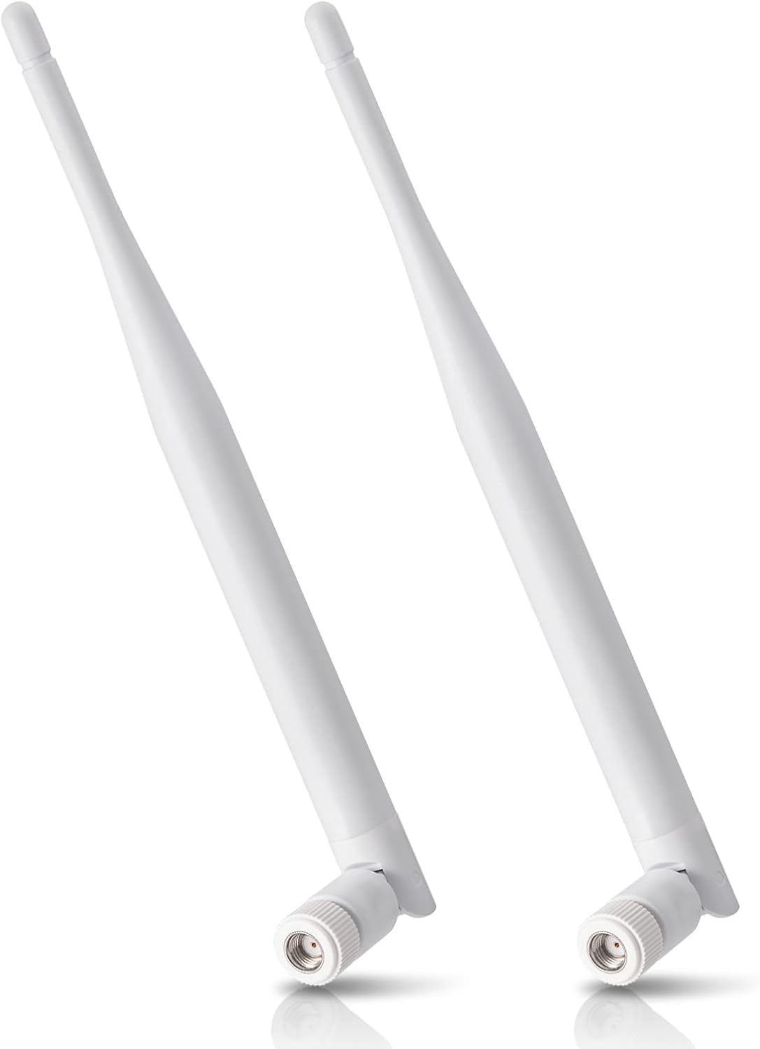 Eightwood Antenne WiFi Double Bande 2.4G/5.8G 6dBi Antenne RPSMA Caméra de sécurité pour récepteur Audio vidéo AV sans Fil Extendeur HDMI Routeur réseau Passerelle IoT WiFi AP Hotspot Modem