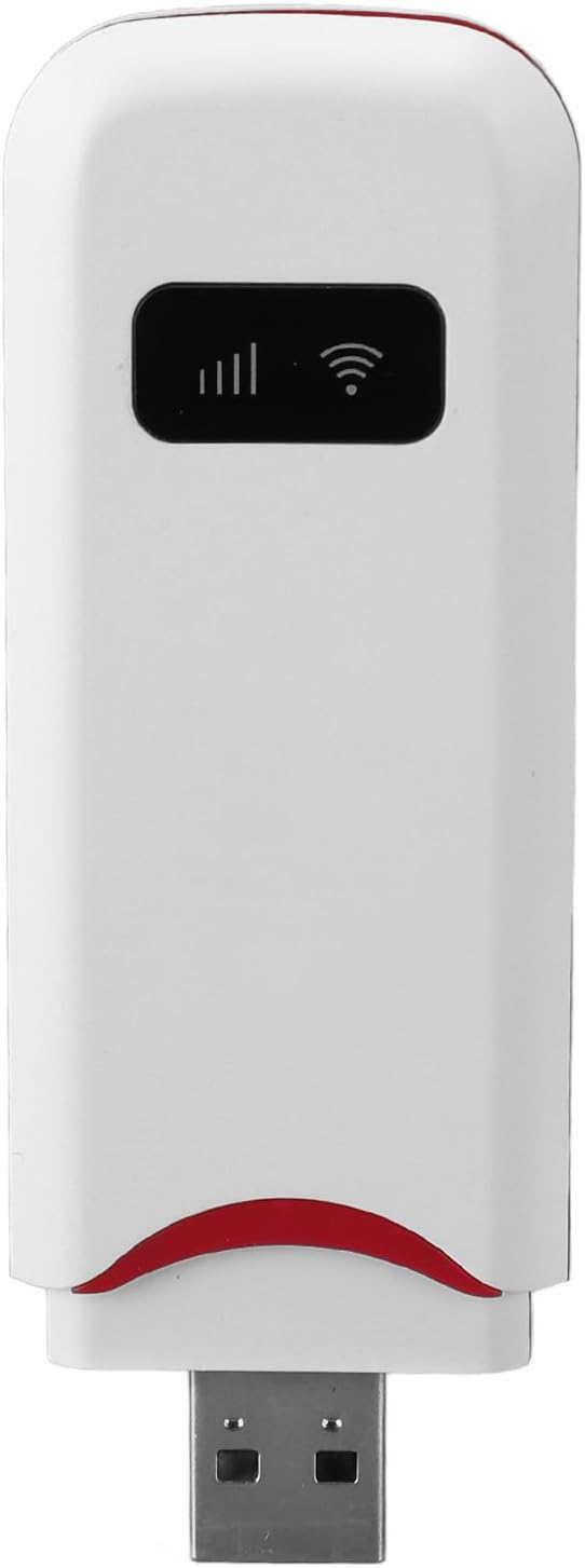 Modem WiFi USB 4G LTE, Partage Internet Haut Débit jusqu'à 10 Utilisateurs, Emplacement pour Carte SIM, Alimentation USB, Protection Multiple