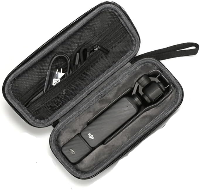 KINOEHOO Étui de Transport pour DJI Pocket 3 Action, Sac de Rangement,étui de Protection Compatible avec Les Accessoires de caméra d'action