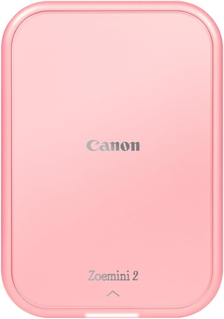 Canon Zoemini 2 Imprimante Photo Portable - Mini Imprimante Portable - Mini Imprimante Photo - Compacte et sans Fil - Bluetooth 5.0 et Charge Rapide Type-C - Imprimante de Voyage, Or Rose