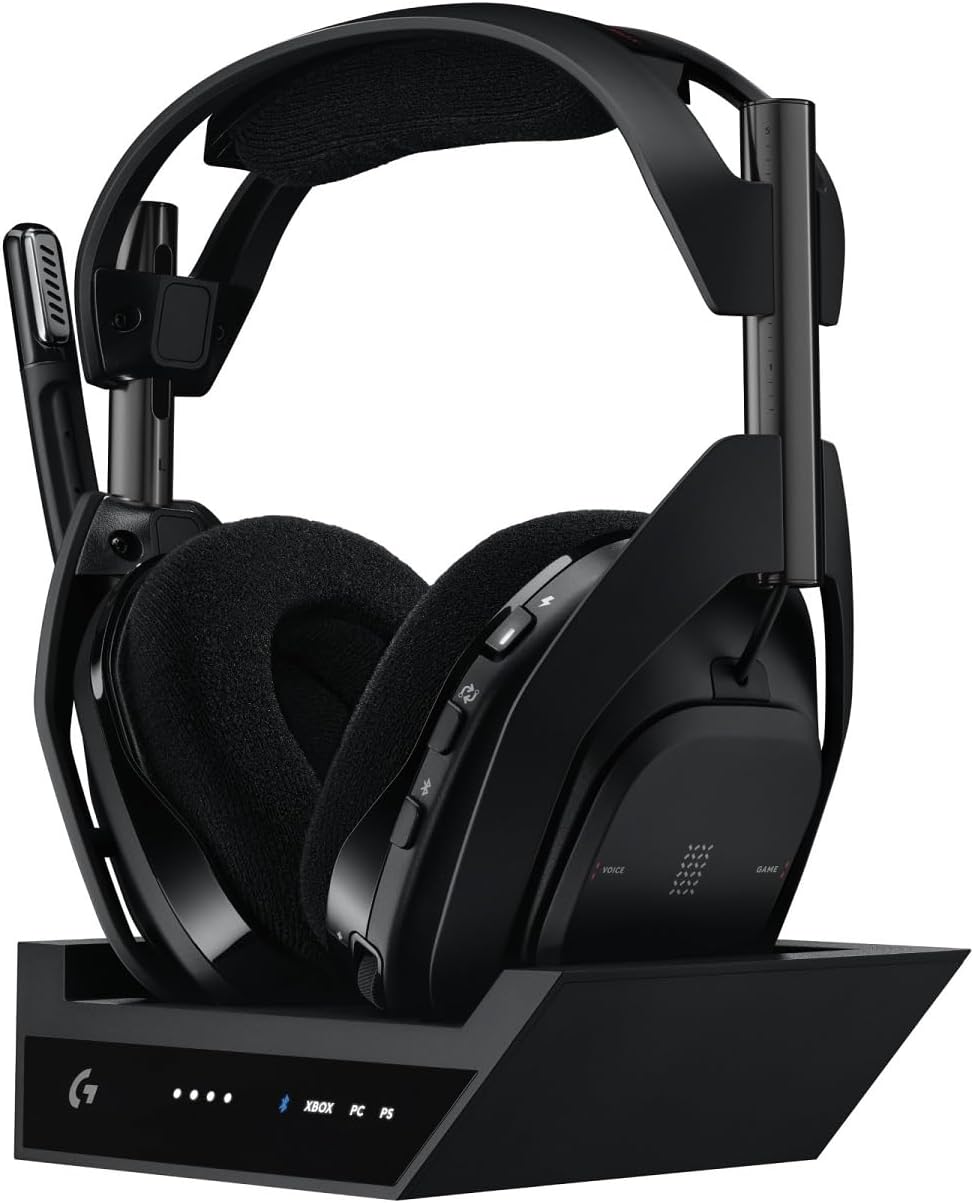 Logitech G Casque de jeu sans fil Astro A50 X LIGHTSPEED avec station de base, PRO-G GRAPHENE, PLAYSYNC sur Xbox Series X|S, Xbox One, Windows 10/11, Bluetooth, HDMI 2.1 Passthru, noir