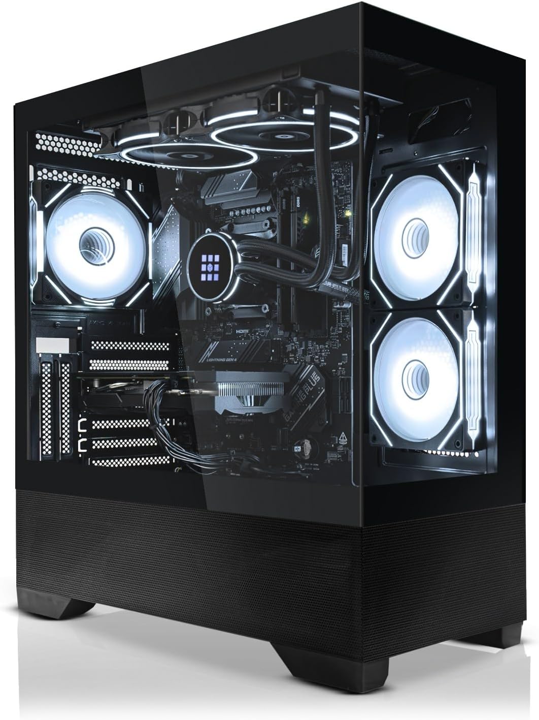 SYSTEMTREFF PC de Bureau Intel Core i9-12900K 16x5.2GHz | UHD Graphics 770 | 1To M.2 NVMe | 32Go DDR5 RAM | Windows 11 | Ordinateur de Bureau Silencieux avec WLAN pour Usage Professionnel multimédia