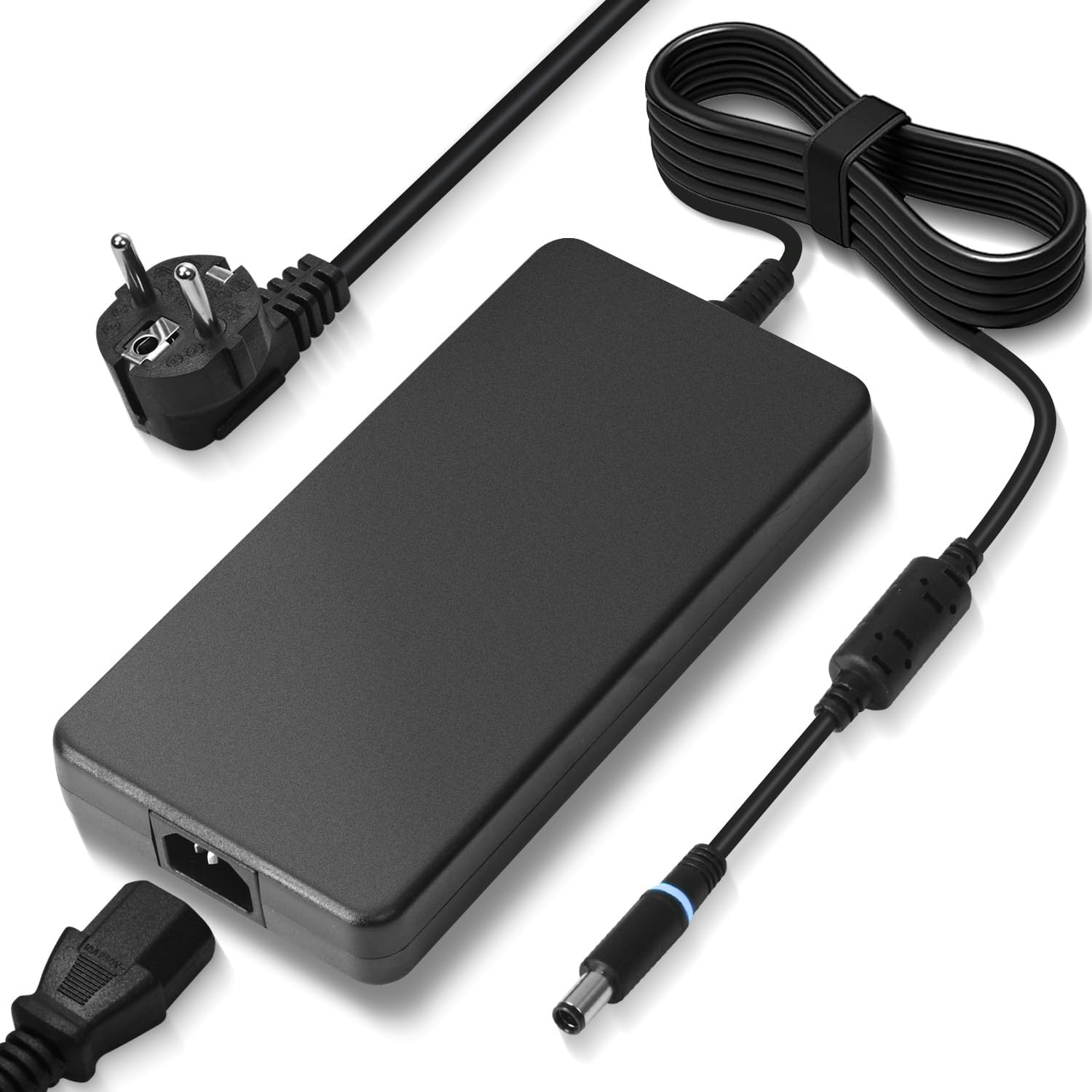 PAEBAI+ 240W Chargeur pour Dell Alienware 13 15 17 R1 R2 R3 R4 R5 X51 M15 M17 M11X M14X M17X M18X G3 G5 G7 Precision M6800 M6700 M6600 M6500 M6400 19,5V 12,3A Ordinateur Portable Adaptateur