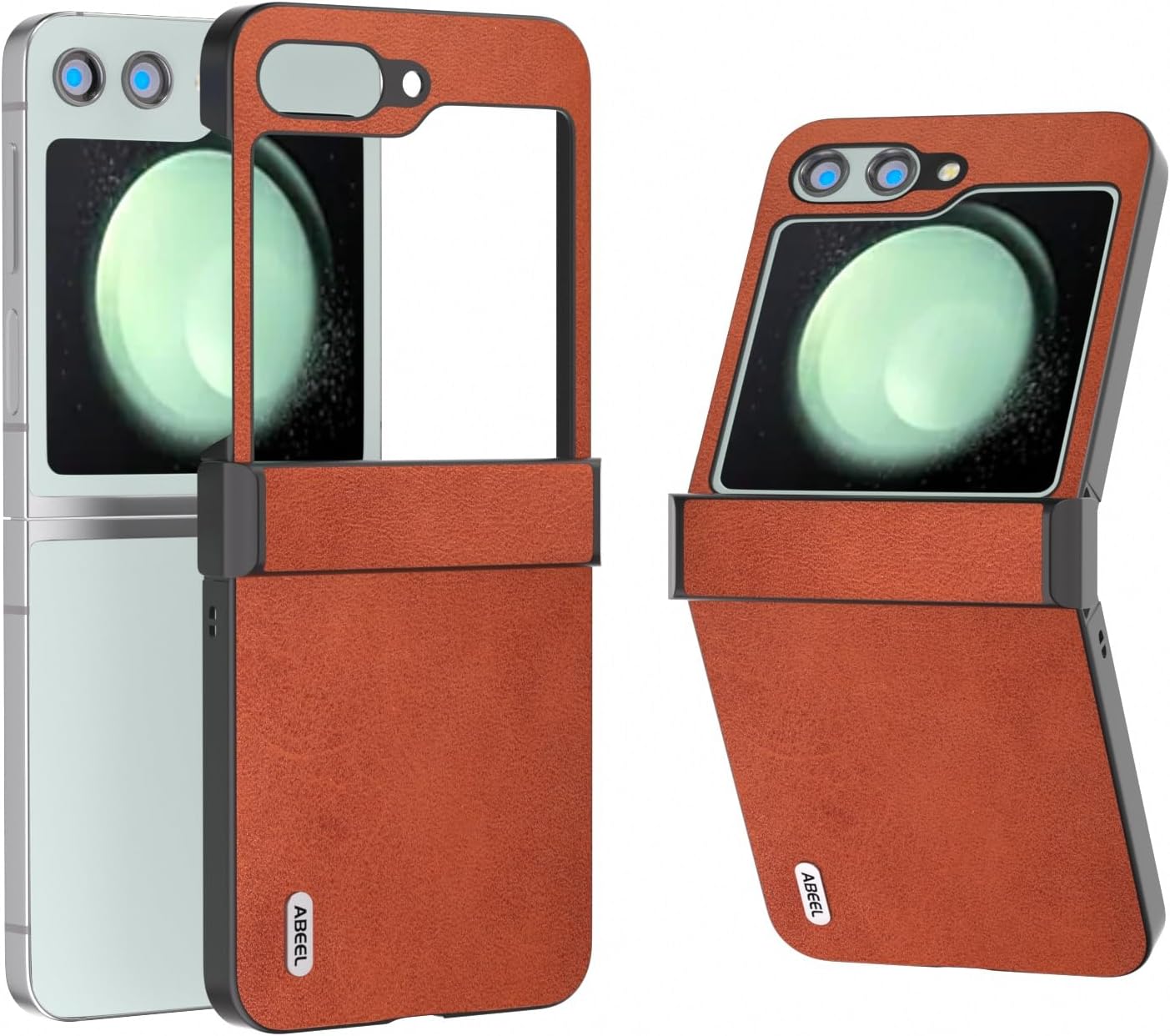 Case Tablet PC Compatible avec l'étui à rabat OPPO N2, étui de téléphone tendance en cuir PU pliable, coque de protection fine anti-chute compatible avec OPPO N2 Flip Tablet Couverture arrière ( Color