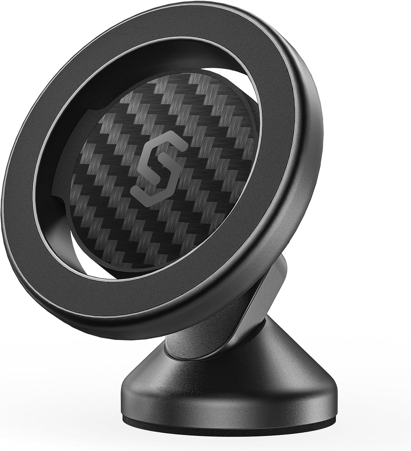 SYNCWIRE MagSafe Support de téléphone magnétique Rotatif Flexible pour Tableau de Bord de Voiture, aimants puissants, Support de téléphone Portable Universel Compatible iPhone, Samsung, Pixel -