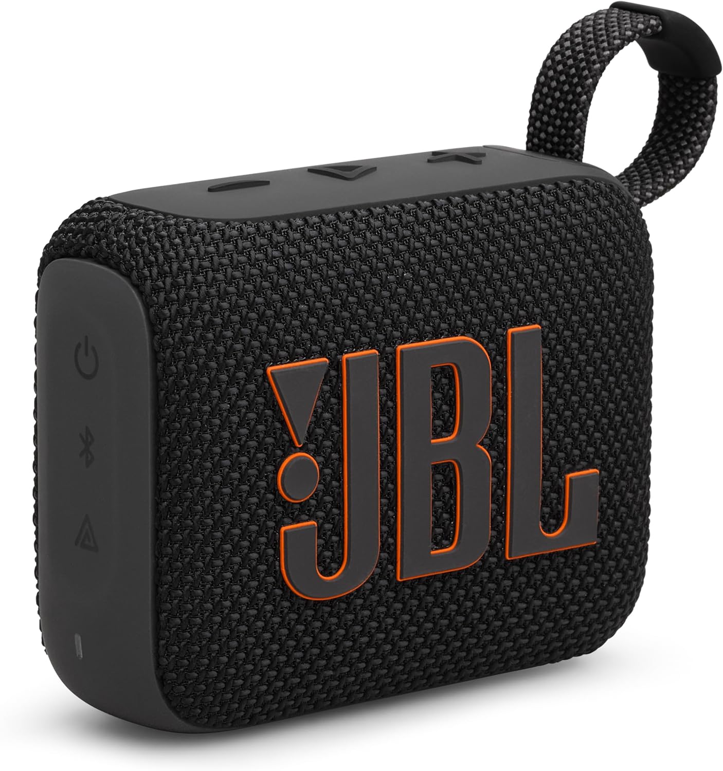 JBL GO 4, Enceinte Bluetooth ultra-portable, son JBL Pro, basses percutantes, 7 heures d'autonomie, fonction Playtime Boost, résistante à l'eau et à la poussière IP67, noir