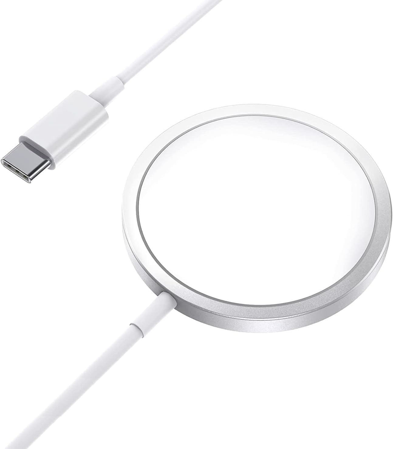 2024 Dernière Version - Apple MagSafe Chargeur induction Rapide, Magnétique sans Fil 15W Compatible avec iPhone 15/15 Plus/15 Pro/15 Pro Max/14/13/12/11/X/XS/SE/XR/AirPods Pro