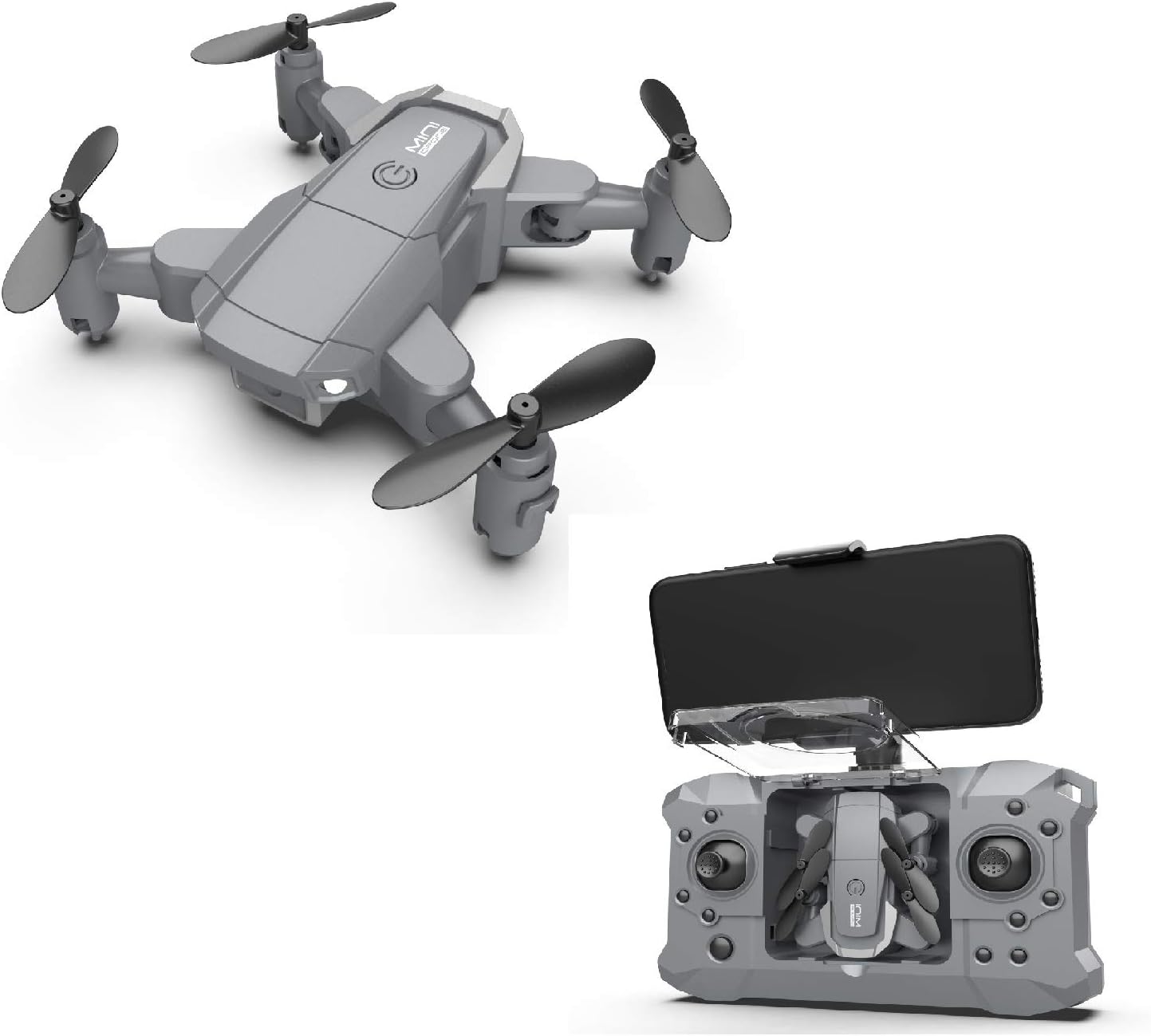 KY905 Mini Drone à Distance Jouets pour Enfants, quadrirotor Pliable à Une clé Retour WiFi FPV RC hélicoptère quadrirotor,15 Mins Autonomie,Cadeaux de Nouvel an pour Enfants (sans caméra)