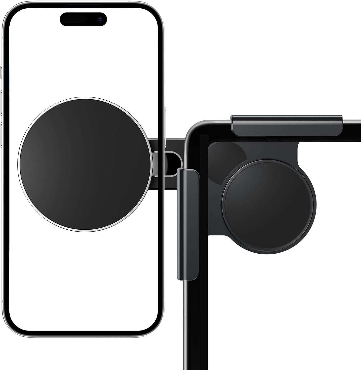 LANTU Support de téléphone Portable pour Tesla Model 3 Model Y Model S Model X, MagSafe Support magnétique de téléphone Portable pour Voiture pour iPhone 12-16 Series et téléphones Portables