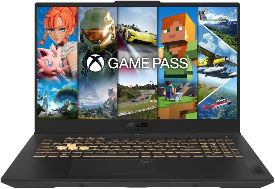 Asus TUF Gaming A17-TUF707NVR-HX014W 17.3" FHD 144HZz Laptop (AMD Ryzen 7 7435HS, 16GB DDR5 5600MHz, 512GB SSD, NVIDIA GeForce RTX 4060 TGP140W, Windows 11 Home) - AZERTY keyboard