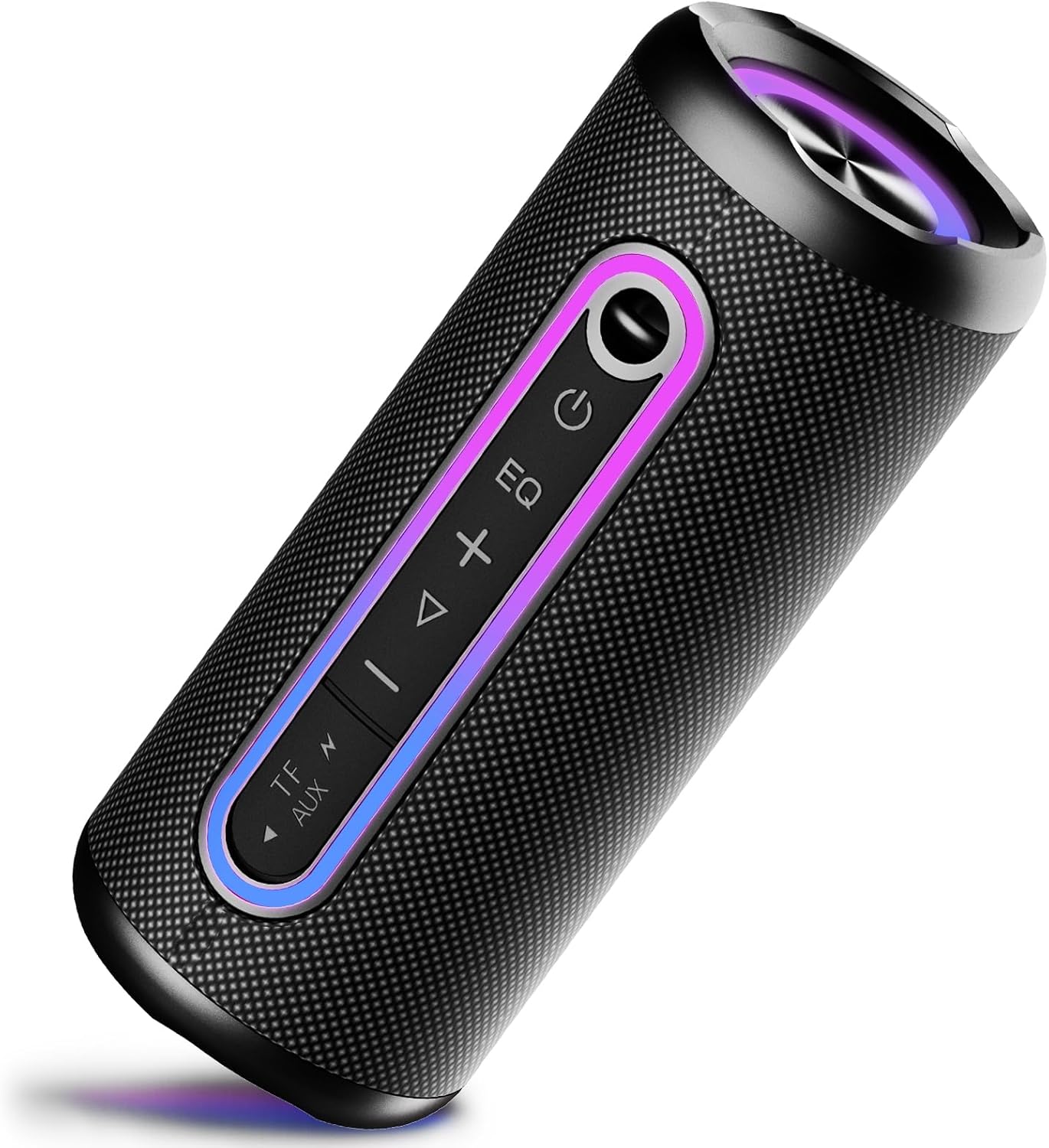 Enceinte Bluetooth Portable 5.4 sans Fil avec Bass Puissantes, 30W Son Surround à 360 degrés, Autonomie 30 hrs,Appairage TWS, Haut Parleur Bluetooth étanche IP7,pour l'extérieur/La Fête/Voyage, Noir