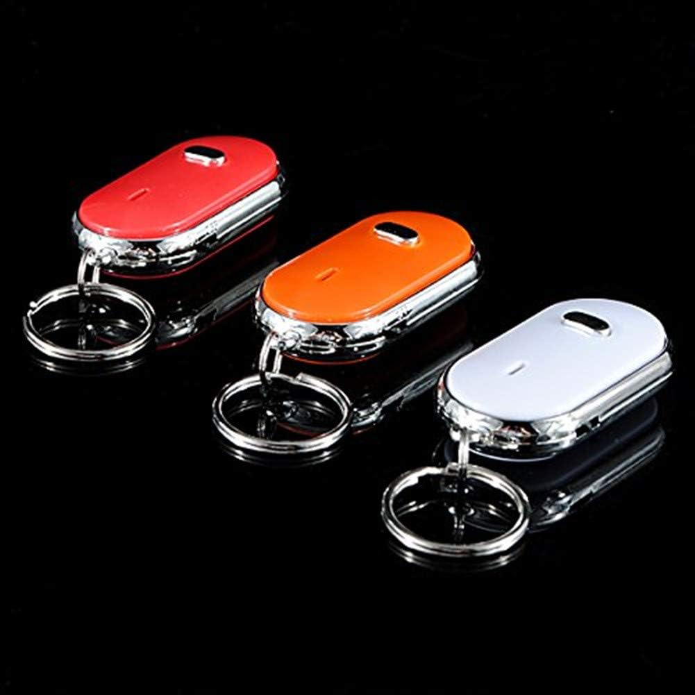 EsportsMJJ Whistle Key Finder Key Ring Sound LED with Claps Whistle