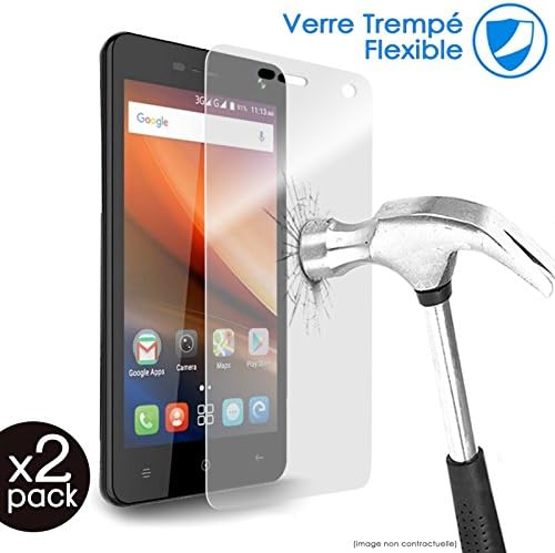 KARYLAX - Protection d'écran en Verre Fléxible, Dureté 9H, Anti-Rayures, Film Protecteur pour Smartphone Elephone P8 max (Pack x2)