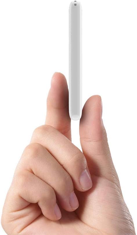 EUARY Powerbank 5000 mAh, Mini Portable External Battery for Mobile Phone with Dual Output 2.0 A, Lightweight External Battery Charger (White)