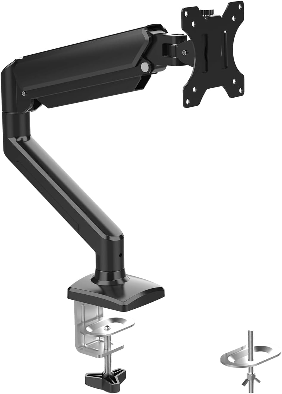 GRIFEMA GB2003-1, 13-32 Inch PC Monitor Monitor Arm with VESA 75 x 75-100 x 100 mm, 360° Rotation, Height Adjustable, Maximum Load of 9 kg, Black