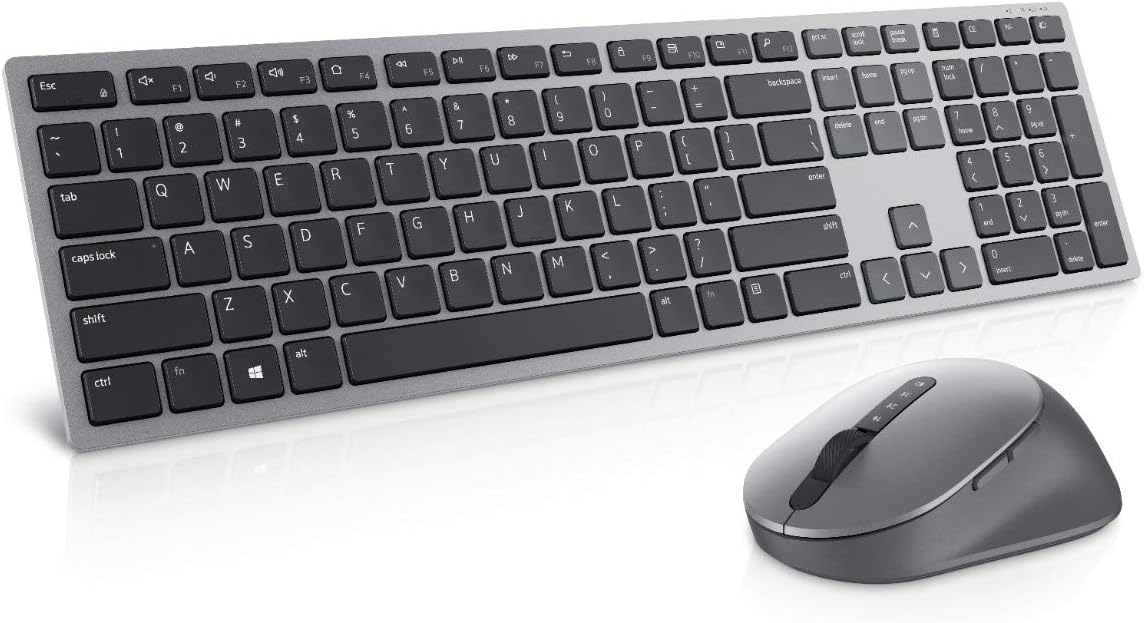 Dell Premier KM7321W Multi-Device Wireless Keyboard and Mouse (AZERTY), Black