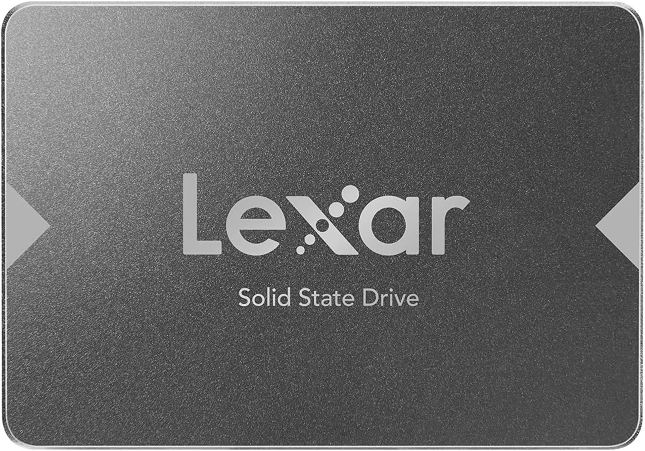 Lexar NS100 2.5 Inch SATA III 6Gb/s SSD 512GB Internal Solid State Drive Up to 550MB/s Read for Laptop, Desktop/PC (LNS100-512AMZN)
